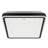 Łazienkowa LAMPA sufitowa AURELIA 03816 Ideus metalowa OPRAWA plafon LED 24W 4000K kwadratowy IP44 biały czarny