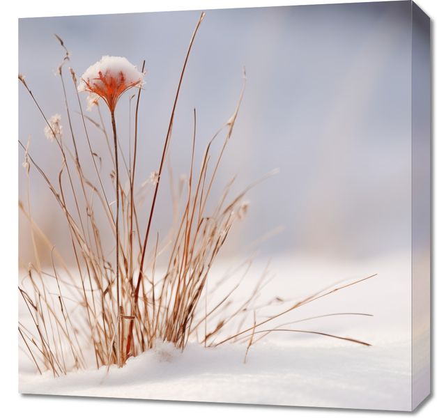 Obraz 60x60cm Zima w Detalach zdjęcie 1