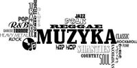 100X50CM RODZAJE MUZYKI NAKLEJKA