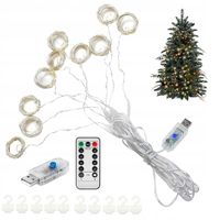 KURTYNA ŚWIETLNA Z 300 LAMPKAMI LED DO DEKORACJI POKOJU I OKNA