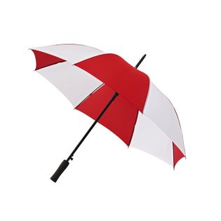 Automatyczna parasolka w kolorze biało-czerwonym