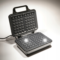 Gofrownica Tiross 1385 1000 W srebrny/szary