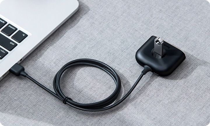 HUB USB BASEUS ADAPTER ROZDZIELACZ ROZGAŁĘŹNIK USB 3.0 DO 4x USB KABEL 1M zdjęcie 12