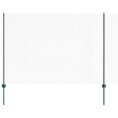 Ogrodzenie z słupkami Zielony 1.6 x 50 m Stal