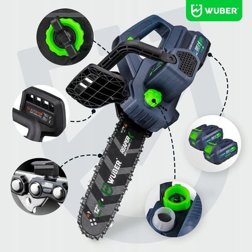 AKUMULATOROWA PILARKA PIŁA ŁAŃCUCHOWA GAŁĘZIÓWKA DO DREWNA 2X AKU na Arena.pl