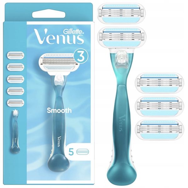 Golarka GILLETTE Venus 3 Smooth + 5 ostrzy zdjęcie 1