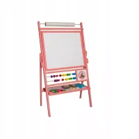 TABLICA OBROTOWA Magnetyczna Kredowa DREWNIANA PAPIER LICZYDŁO Dwustronna