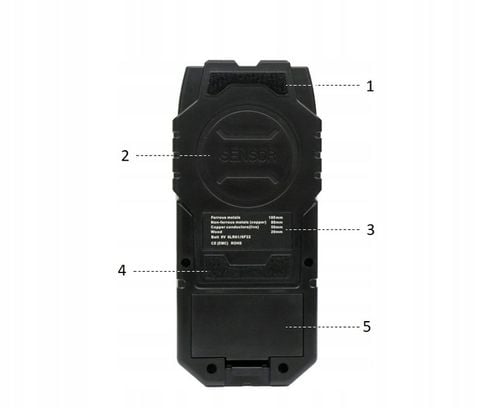 WYKRYWACZ DETEKTOR PRZEWODÓW KABLI METALI W ŚCIANIE DREWNA METALU + na Arena.pl