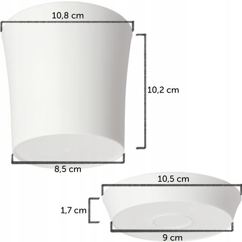 DONICZKA DONICA NA KWIATY OSŁONKA KOLORY 11CM na Arena.pl