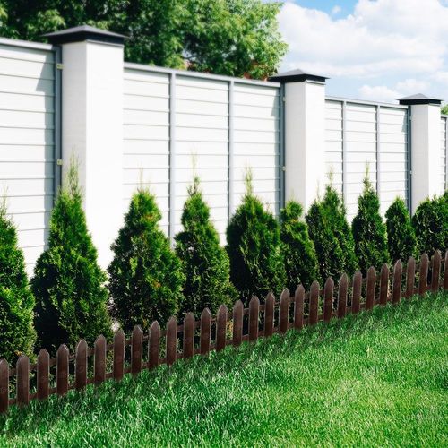 Płotek ogrodowy brązowy 20x15 cm 10 szt. na Arena.pl