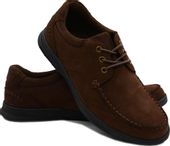 Mokasyny męskie American Club CY74/23 - brązowe 43