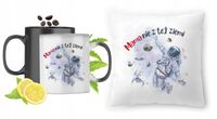 Dla Mamy Zestaw Kubek Magiczny + Poduszka Z Nadrukiem Ze Zdjęciem