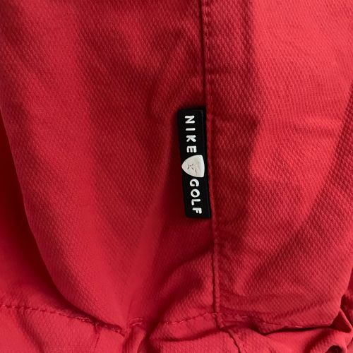 Damska Kurtka Golfowa Rozpinana Sportowa Vintage Czerwona L Nylon Poliester na Arena.pl