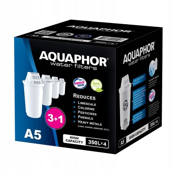 Wkład Aquaphor A5, 4 szt zdjęcie 1