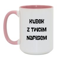 Duży Biało-Różowy 450 ml
