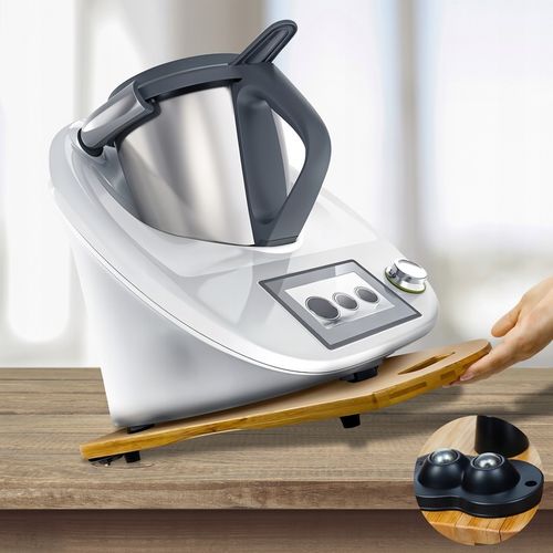 PODSTAWKA ŚLIZGOWA DESKA POD THERMOMIX TM5 TM6 PRZESUWNA OBROTOWA DREWNIANA na Arena.pl