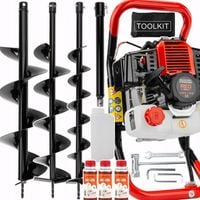 WIERTNICA GLEBOWA ŚWIDER SPALINOWY 6KM + 3 WIERTŁA ŚWIDRY PRZEDŁUŻKA 3