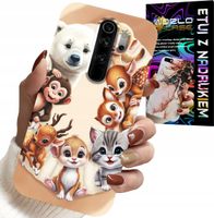 ETUI DO XIAOMI REDMI 9 - PLECKI DLA DZIECI W ZWIERZĘTA LEŚNE CASE