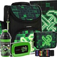 TORNISTER SZKOLNY PLECAK CHŁOPCA GRACZA PIÓRNIK WOREK BIDON ŚNIADANIÓWKA