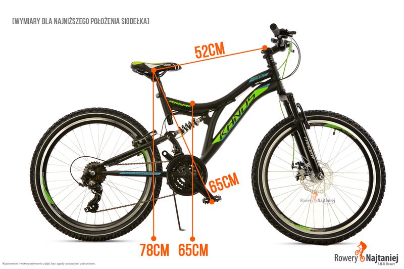 ROWER DLA CHŁOPCA 24 KANDS SNIPER 2XAMOR CZARNOZIELONY NOWY 2018