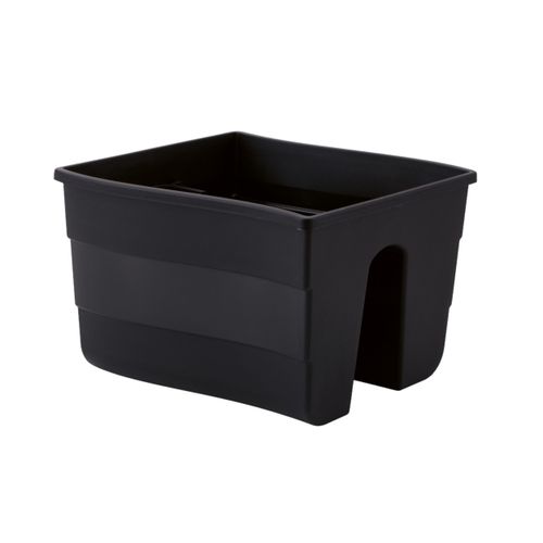 Doniczka na balustradę Wave 30 | Czarny na Arena.pl