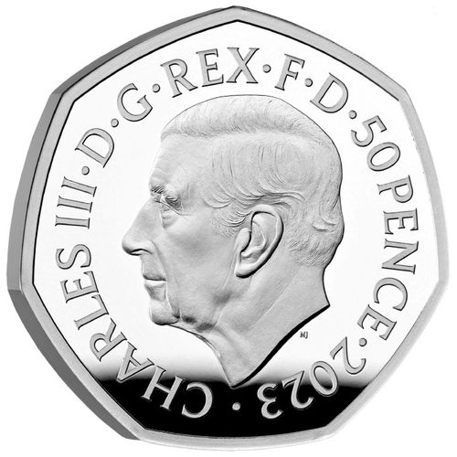 Harry Potter: Hogwarts School of Witchcraft and Wizardry kolorowany 50p Srebro 2023 Proof na Arena.pl