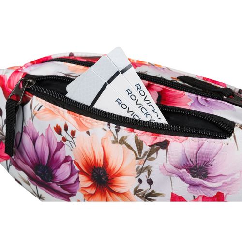 wielokolorowa saszetka damska z wytrzymałego poliestru - rovicky na Arena.pl