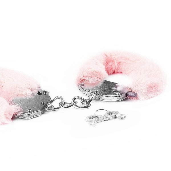 Fetish Pleasure Fluffy Handcuffs Pink zdjęcie 3