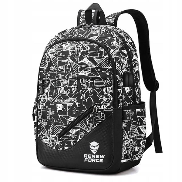 Renew Force plecak miejski czarny zdjęcie 14