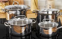 Garnek z pokrywą wysoki TEFAL Duetto 22cm indukcja