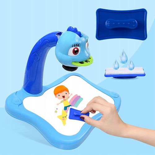 PROJEKTOR DO NAUKI RYSOWANIA Z LAMPKĄ RZUTNIK DUŻY 12 PISAKÓW 24 WZORY na Arena.pl