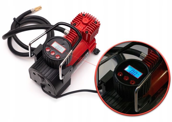 KOMPRESOR SAMOCHODOWY 12V DRAGON WINCH pompka sprężarka mini zdjęcie 3