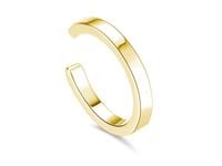 Delikatna pozłacana srebrna nausznica kolczyk na małżowinę ear cuff srebro 925 Z1881EG