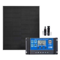 ZESTAW FOTOWOLTAICZNY 50W SOLARNY REGULATOR ŁADOWANIA PWM