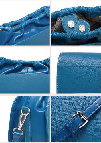 Modna torebka do ręki Niebieska na Arena.pl