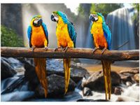 50X70CM TRZY ARY OBRAZ POKOJU DREWNINE