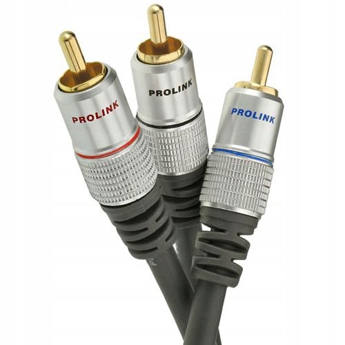 KABEL 1RCA - 2RCA TYPU Y PROLINK EXCLUSIVE TCV3610 OFC POZŁACANY 3m na Arena.pl