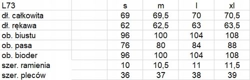 Żakiet L073 czerwony L na Arena.pl