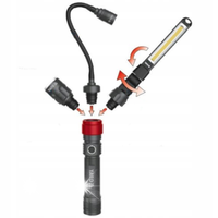 LAMPKA LATARKA LED 3w1 WYMIENNE GŁOWICE 2200mAh