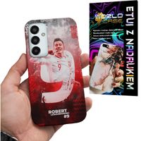 ETUI CASE DO SAMSUNG M23 5G - FC BARCELONA LEWANDOWSKI PIŁKARSKIE WZORY