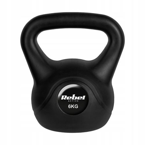 Kettlebell 6kg kettle hantel obciążenie odważnik kula do ćwiczeń ABS Rebel na Arena.pl