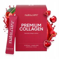 Kolagen Do Picia Wołowy w Proszku 10000 mg Najmocniejszy Natu Care Wiśniowy