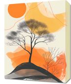 Obraz 40x50cm Drzewo Na Przestrzeni