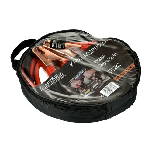 Kable - przewody rozruchowe w etui 400A 2,5m na Arena.pl