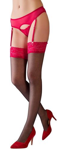 stockings black/red 6 na Arena.pl
