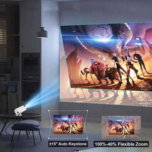 PROJEKTOR HY300 PRO 2025 NOWA WERSJA 4K HD WIFI PRZENOŚNY SMART na Arena.pl