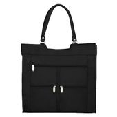 torba zakupowa z microfibry sanchez casual - czarna