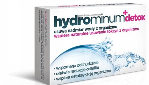 Hydrominum + Detox 30 tabletek USUWANIE TOKSYN na Arena.pl