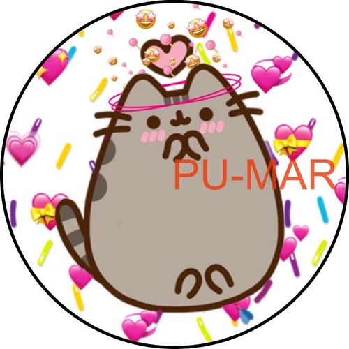 Opłatek na tort KOT PUSHEEN Kotek Kiciuś Miluśiński Tekst Gratis na Arena.pl