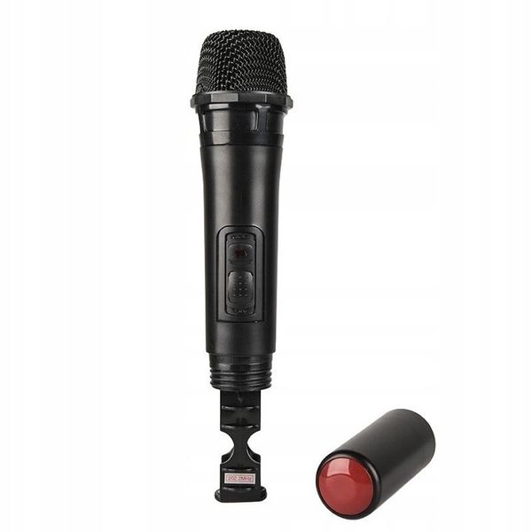 GŁOŚNIK BLUETOOTH USB SD FM AUX PRZENOŚNA KOLUMNA BOOMBOX KARAOKE MIKROFON zdjęcie 15